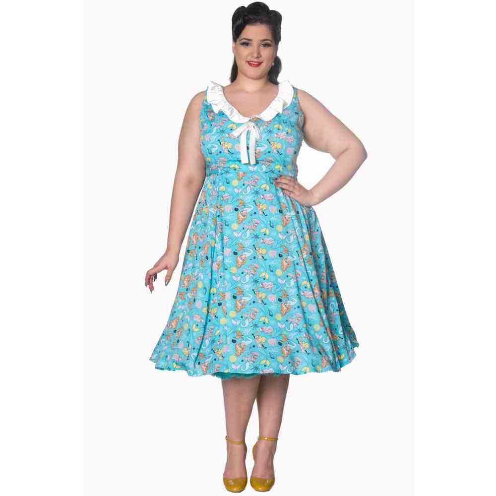 Dancing Days - HERITAGE Long dress - Blue Product image